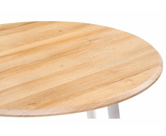 Стол деревянный Абилин 90 дуб вотан / белый матовый, изображение 4 | Интернет магазин мебели и декора LifeDekor