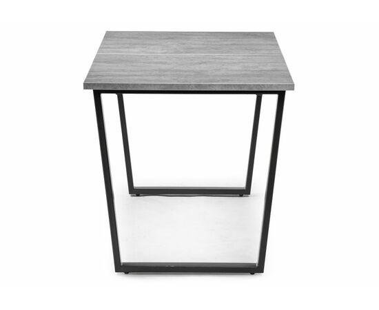 Стол деревянный раскладной Лота Лофт 120 25 мм черный матовый / бетон, изображение 5 | Интернет магазин мебели и декора LifeDekor