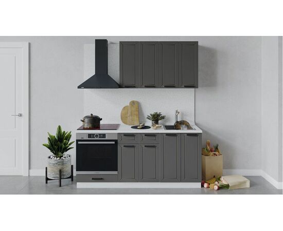 Кухонный гарнитур «Лорас» длиной 180 см со шкафом НБ | Интернет магазин мебели и декора LifeDekor