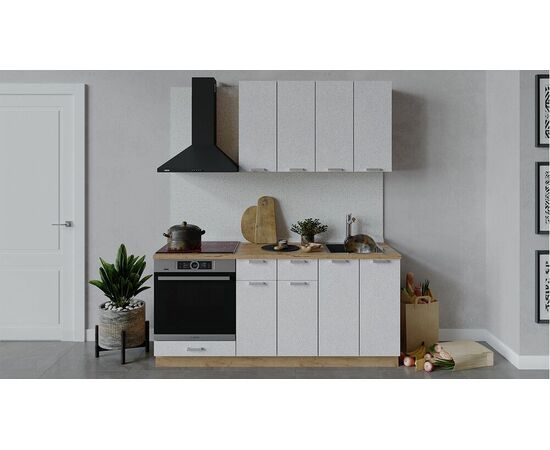 Кухонный гарнитур «Гранита» длиной 180 см со шкафом НБ | Интернет магазин мебели и декора LifeDekor