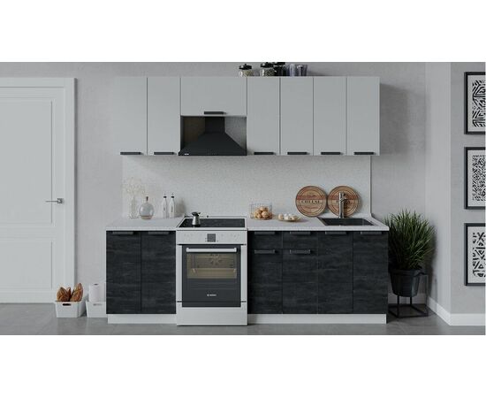 Кухонный гарнитур «Детройт» длиной 240 см | Интернет магазин мебели и декора LifeDekor