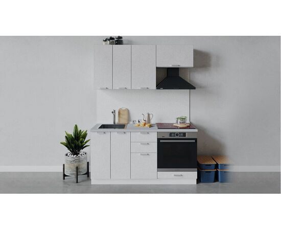 Кухонный гарнитур «Гранита» длиной 160 см со шкафом НБ | Интернет магазин мебели и декора LifeDekor