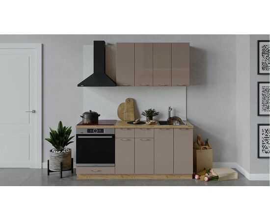 Кухонный гарнитур «Весна» длиной 180 см со шкафом НБ | Интернет магазин мебели и декора LifeDekor