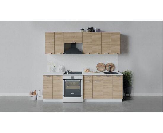 Кухонный гарнитур «Гранита» длиной 240 см | Интернет магазин мебели и декора LifeDekor