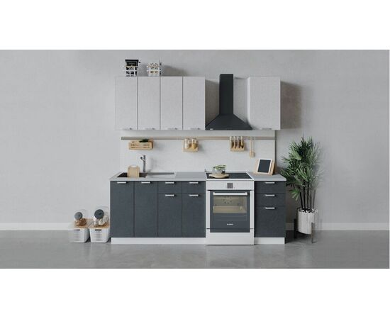 Кухонный гарнитур «Гранита» длиной 160 см | Интернет магазин мебели и декора LifeDekor