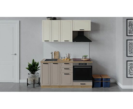 Кухонный гарнитур «Лорас» длиной 160 см со шкафом НБ | Интернет магазин мебели и декора LifeDekor