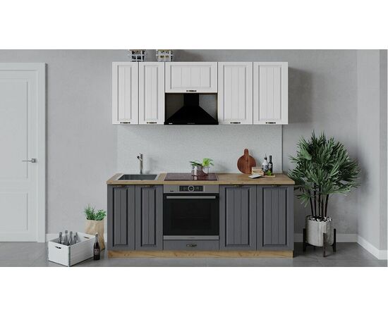 Кухонный гарнитур «Лина» длиной 200 см со шкафом НБ | Интернет магазин мебели и декора LifeDekor