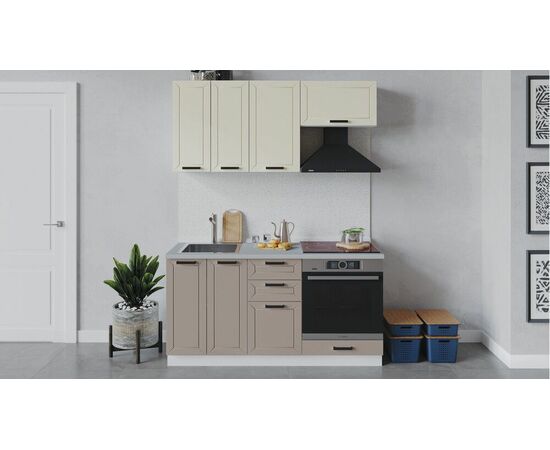 Кухонный гарнитур «Лорас» длиной 160 см со шкафом НБ | Интернет магазин мебели и декора LifeDekor