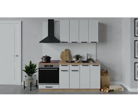 Кухонный гарнитур «Детройт» длиной 180 см со шкафом НБ | Интернет магазин мебели и декора LifeDekor