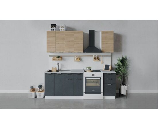 Кухонный гарнитур «Гранита» длиной 160 см | Интернет магазин мебели и декора LifeDekor