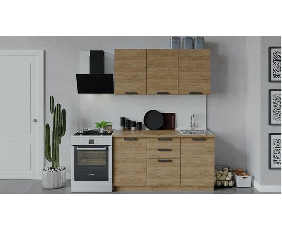 Кухонный гарнитур «Детройт» длиной 150 см | Интернет магазин мебели и декора LifeDekor