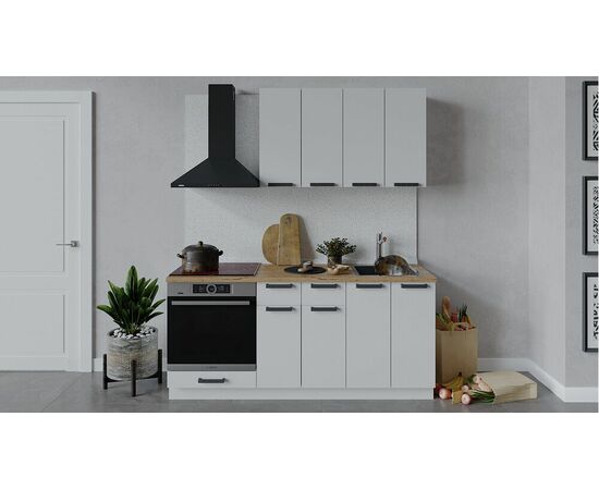 Кухонный гарнитур «Детройт» длиной 180 см со шкафом НБ | Интернет магазин мебели и декора LifeDekor