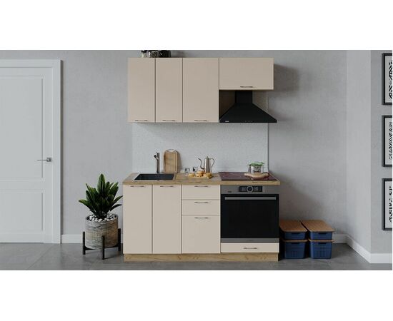 Кухонный гарнитур «Весна» длиной 160 см со шкафом НБ | Интернет магазин мебели и декора LifeDekor