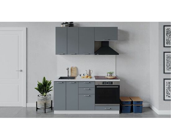 Кухонный гарнитур «Габриэлла» длиной 160 см со шкафом НБ | Интернет магазин мебели и декора LifeDekor