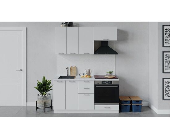 Кухонный гарнитур «Габриэлла» длиной 160 см со шкафом НБ | Интернет магазин мебели и декора LifeDekor