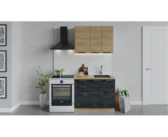 Кухонный гарнитур «Детройт» длиной 100 см | Интернет магазин мебели и декора LifeDekor