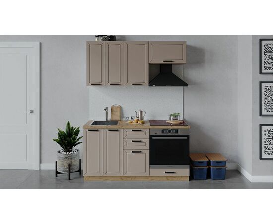 Кухонный гарнитур «Лорас» длиной 160 см со шкафом НБ | Интернет магазин мебели и декора LifeDekor