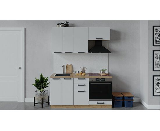 Кухонный гарнитур «Детройт» длиной 160 см со шкафом НБ | Интернет магазин мебели и декора LifeDekor