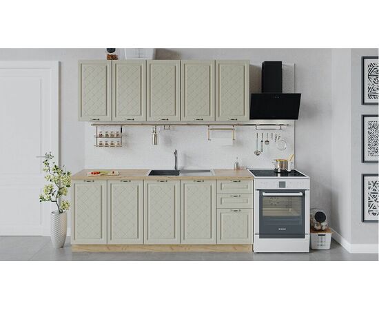 Кухонный гарнитур «Бьянка» длиной 200 см | Интернет магазин мебели и декора LifeDekor