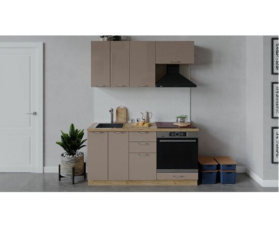 Кухонный гарнитур «Весна» длиной 160 см со шкафом НБ | Интернет магазин мебели и декора LifeDekor