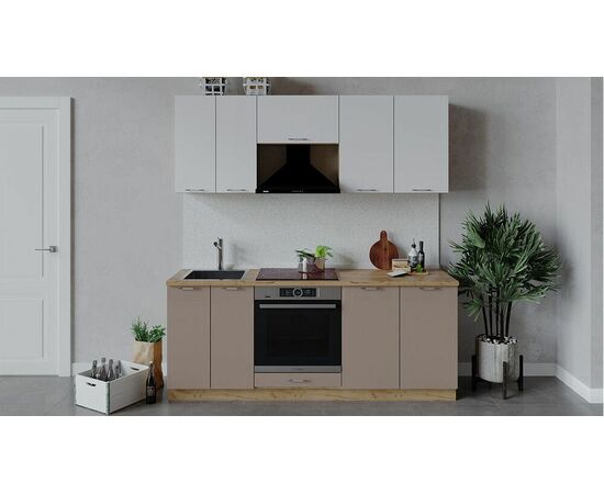 Кухонный гарнитур «Весна» длиной 200 см со шкафом НБ | Интернет магазин мебели и декора LifeDekor