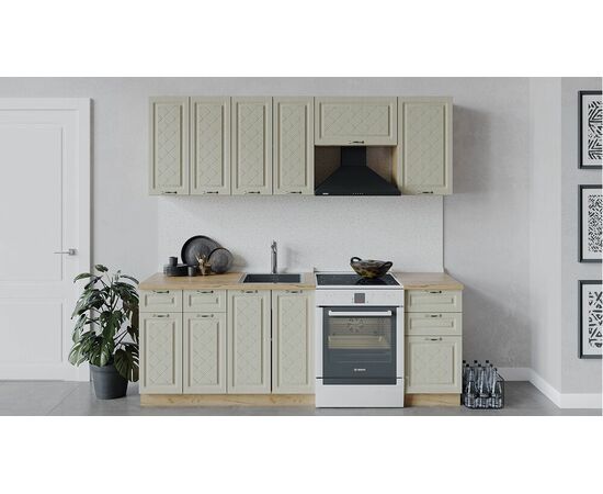 Кухонный гарнитур «Бьянка» длиной 220 см | Интернет магазин мебели и декора LifeDekor