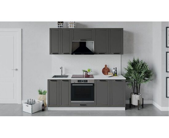 Кухонный гарнитур «Лорас» длиной 200 см со шкафом НБ | Интернет магазин мебели и декора LifeDekor