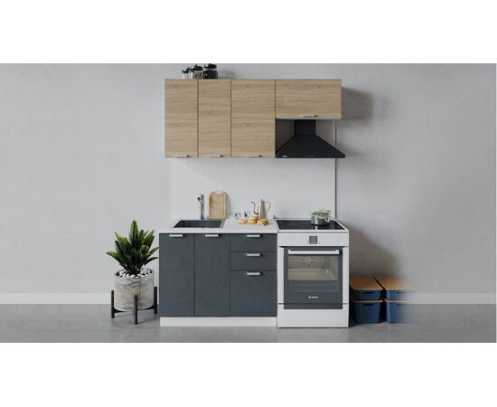 Кухонный гарнитур «Гранита» длиной 160 см | Интернет магазин мебели и декора LifeDekor