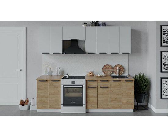 Кухонный гарнитур «Детройт» длиной 240 см | Интернет магазин мебели и декора LifeDekor