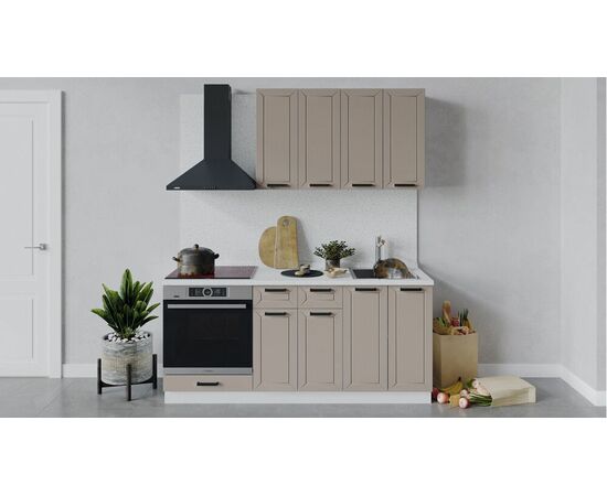 Кухонный гарнитур «Лорас» длиной 180 см со шкафом НБ | Интернет магазин мебели и декора LifeDekor