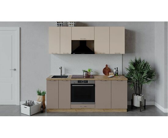 Кухонный гарнитур «Весна» длиной 200 см со шкафом НБ | Интернет магазин мебели и декора LifeDekor