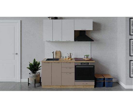 Кухонный гарнитур «Весна» длиной 160 см со шкафом НБ | Интернет магазин мебели и декора LifeDekor