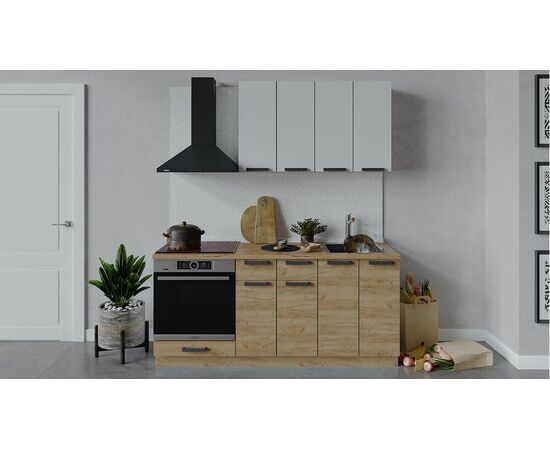 Кухонный гарнитур «Детройт» длиной 180 см со шкафом НБ | Интернет магазин мебели и декора LifeDekor