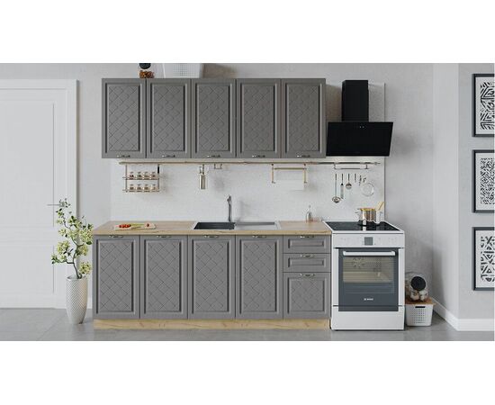 Кухонный гарнитур «Бьянка» длиной 200 см | Интернет магазин мебели и декора LifeDekor