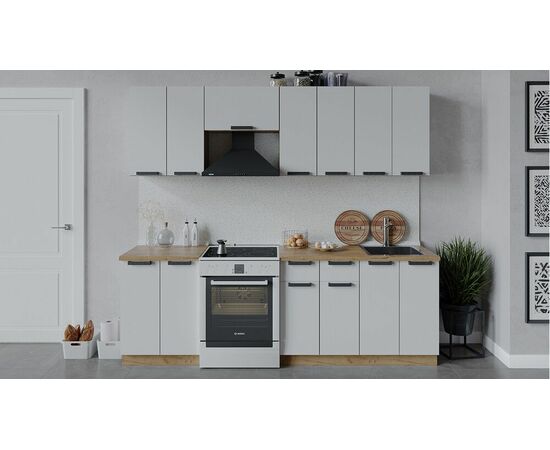 Кухонный гарнитур «Детройт» длиной 240 см | Интернет магазин мебели и декора LifeDekor