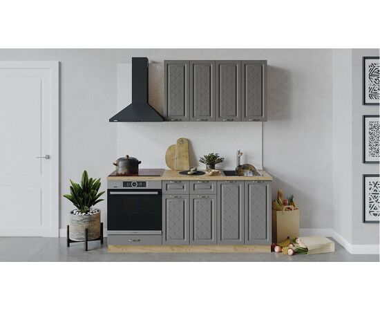 Кухонный гарнитур «Бьянка» длиной 180 см со шкафом НБ | Интернет магазин мебели и декора LifeDekor