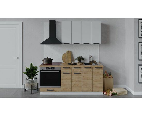 Кухонный гарнитур «Детройт» длиной 180 см со шкафом НБ | Интернет магазин мебели и декора LifeDekor