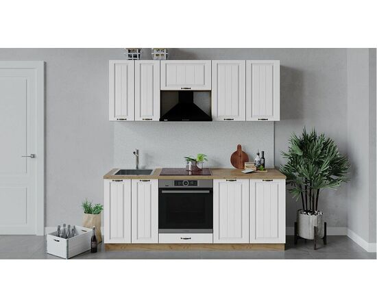 Кухонный гарнитур «Лина» длиной 200 см со шкафом НБ | Интернет магазин мебели и декора LifeDekor