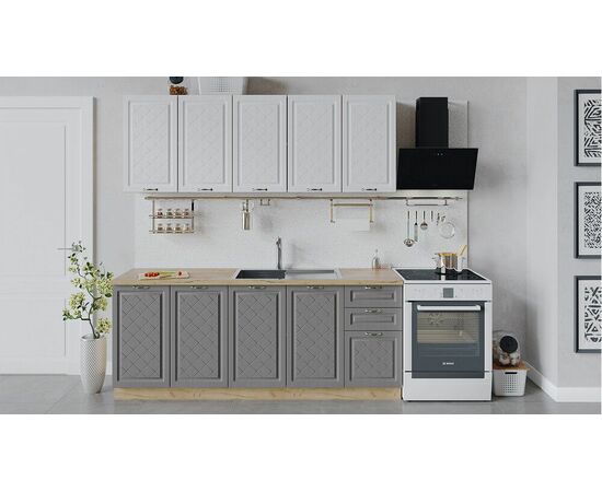 Кухонный гарнитур «Бьянка» длиной 200 см | Интернет магазин мебели и декора LifeDekor