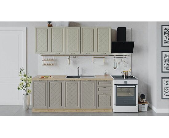 Кухонный гарнитур «Бьянка» длиной 200 см | Интернет магазин мебели и декора LifeDekor