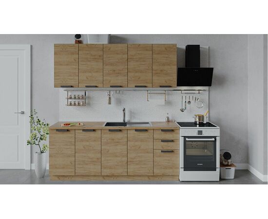 Кухонный гарнитур «Детройт» длиной 200 см | Интернет магазин мебели и декора LifeDekor