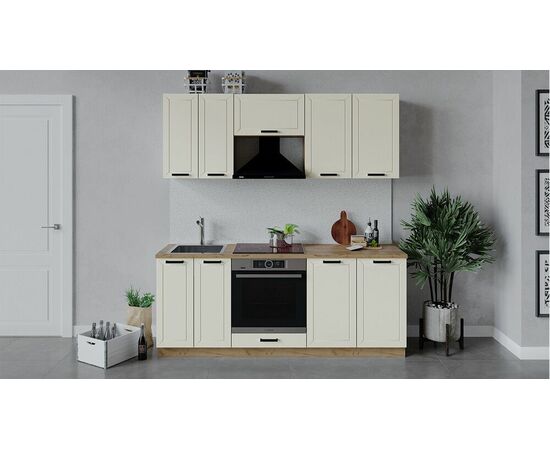 Кухонный гарнитур «Лорас» длиной 200 см со шкафом НБ | Интернет магазин мебели и декора LifeDekor