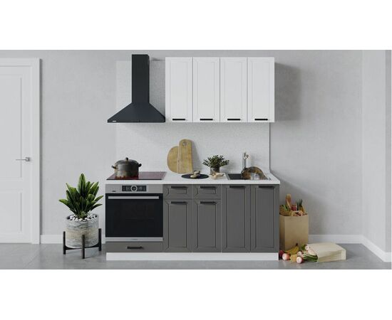 Кухонный гарнитур «Лорас» длиной 180 см со шкафом НБ | Интернет магазин мебели и декора LifeDekor