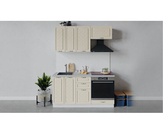 Кухонный гарнитур «Бьянка» длиной 160 см со шкафом НБ | Интернет магазин мебели и декора LifeDekor