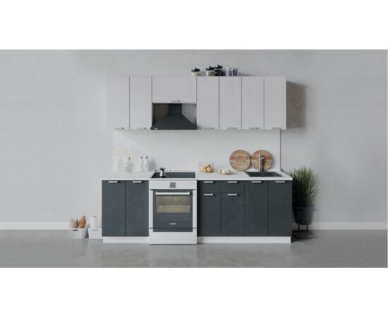 Кухонный гарнитур «Гранита» длиной 240 см | Интернет магазин мебели и декора LifeDekor