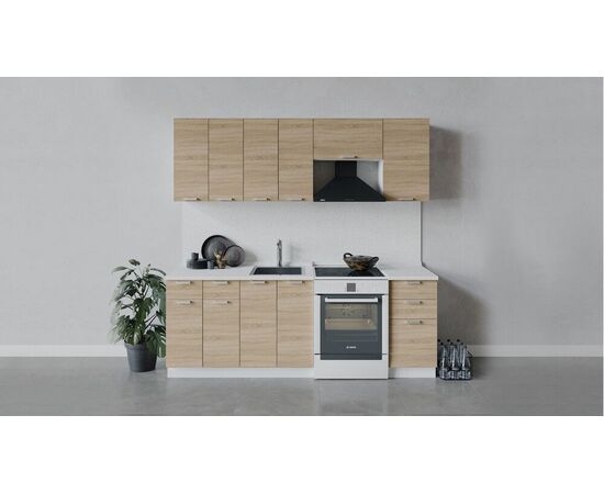 Кухонный гарнитур «Гранита» длиной 220 см | Интернет магазин мебели и декора LifeDekor