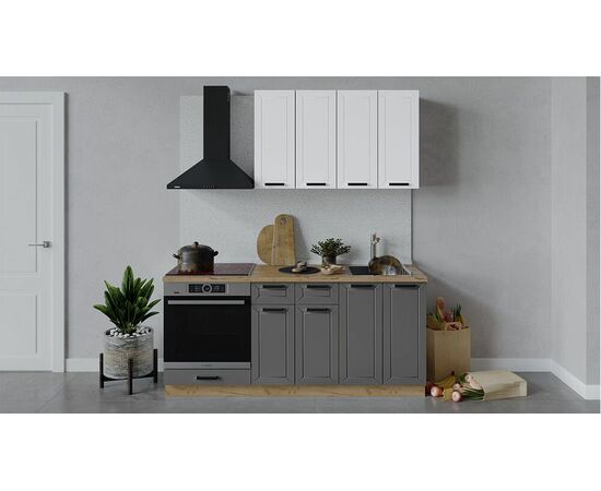 Кухонный гарнитур «Лорас» длиной 180 см со шкафом НБ | Интернет магазин мебели и декора LifeDekor