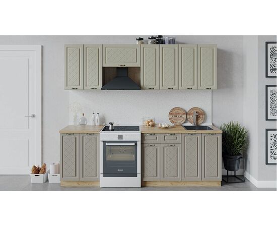 Кухонный гарнитур «Бьянка» длиной 240 см | Интернет магазин мебели и декора LifeDekor