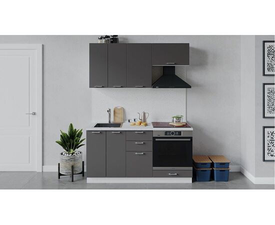 Кухонный гарнитур «Габриэлла» длиной 160 см со шкафом НБ | Интернет магазин мебели и декора LifeDekor