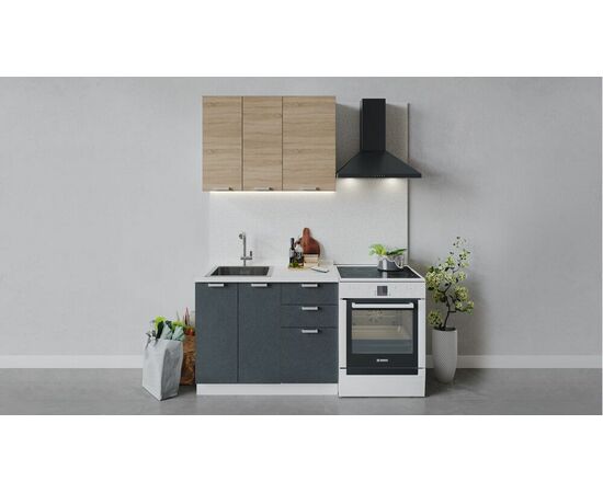 Кухонный гарнитур «Гранита» длиной 100 см | Интернет магазин мебели и декора LifeDekor